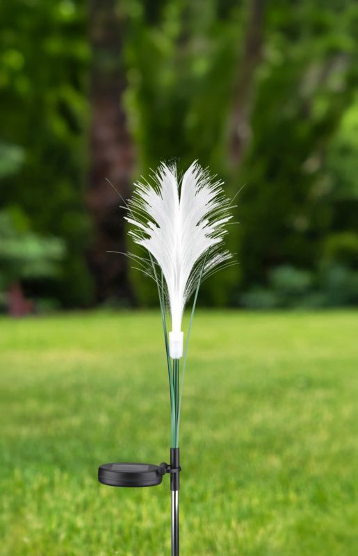 Goldlux Grass solcellelampe med 6 x LED i hvid og grøn