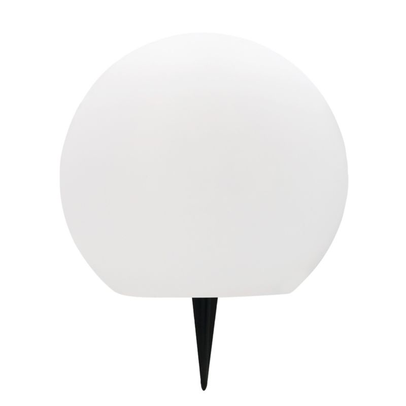 Hansboro solcellelampe kugle 30 cm RGB hvid
