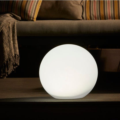 Hansboro solcellelampe kugle 30 cm RGB hvid