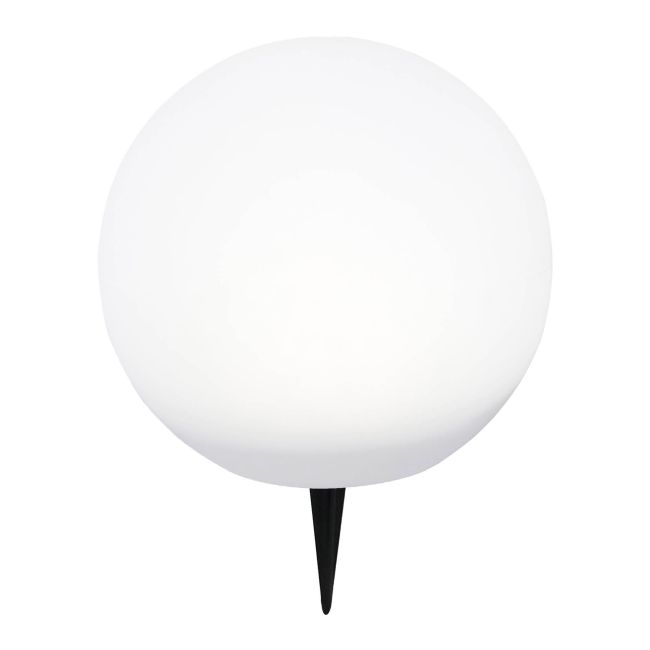 Hansboro solcellelampe kugle 30 cm RGB hvid