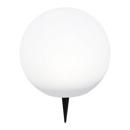Hansboro solcellelampe kugle 30 cm RGB hvid