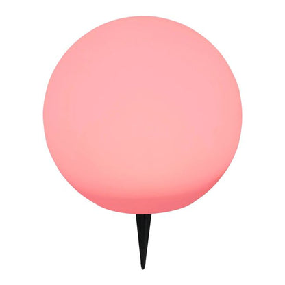 Hansboro solcellelampe kugle 30 cm RGB hvid