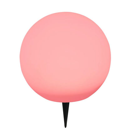 Hansboro solcellelampe kugle 30 cm RGB hvid