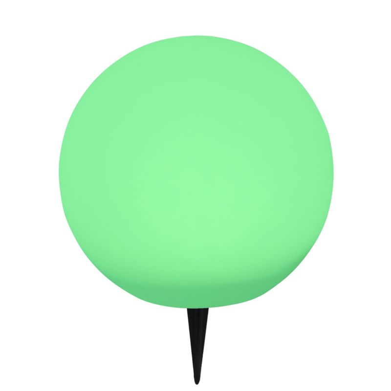 Hansboro solcellelampe kugle 30 cm RGB hvid