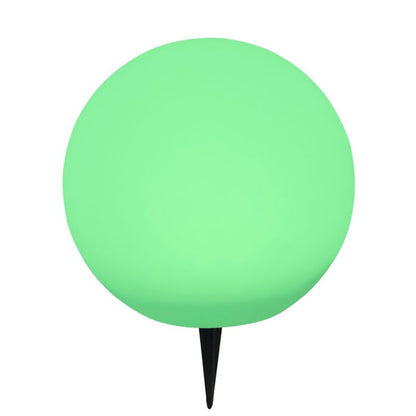 Hansboro solcellelampe kugle 30 cm RGB hvid