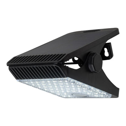 Solcellelampe Milagro Clips 4 W 4000 K IP44 Sort