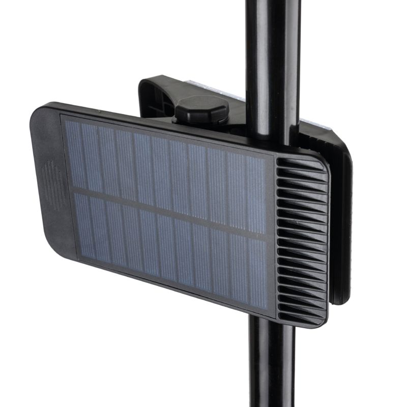 Solcellelampe Milagro Clips 4 W 4000 K IP44 Sort