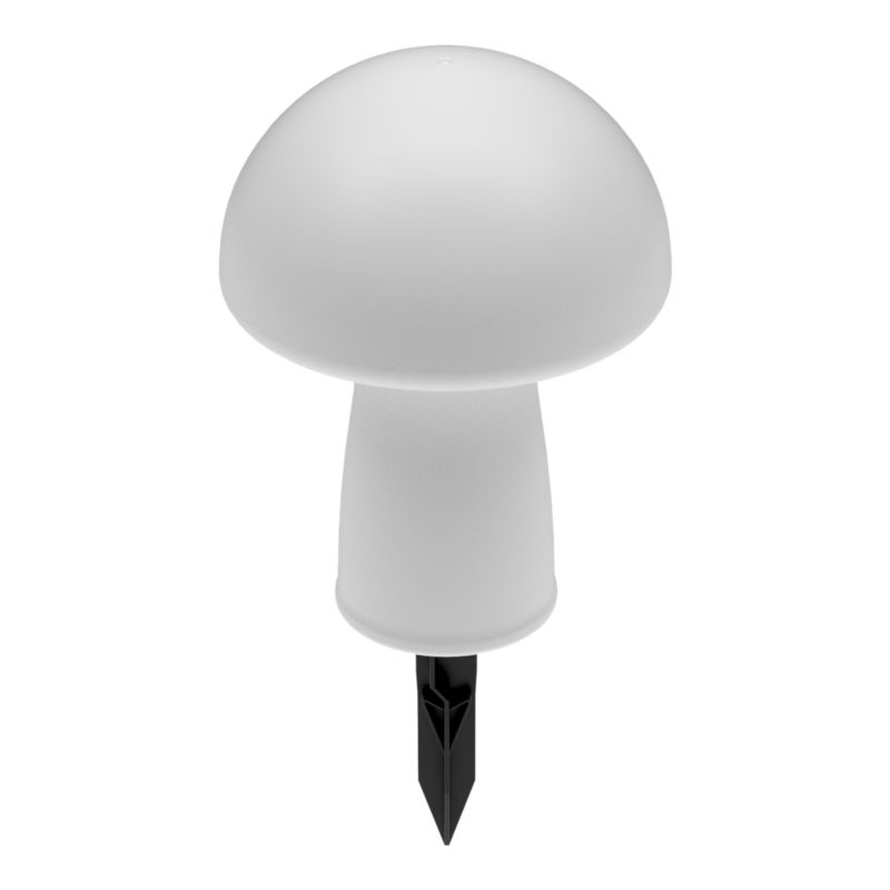 Solarlampe Mushroom RGB IP44 Hvid