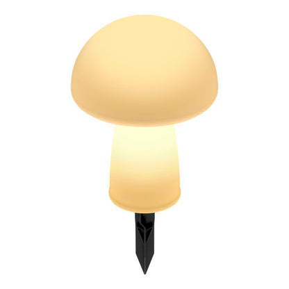 Solarlampe Mushroom RGB IP44 Hvid