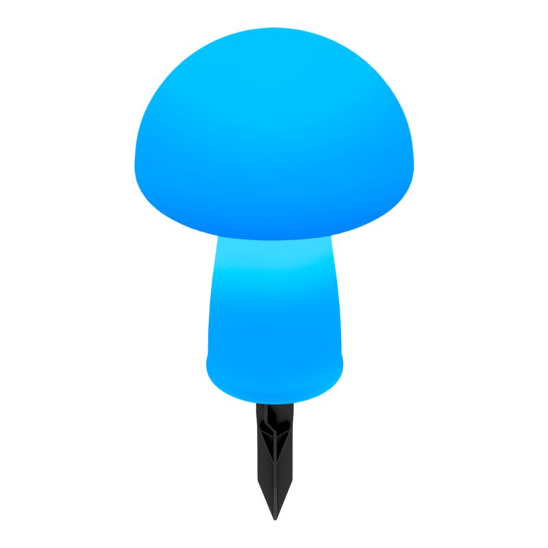 Solarlampe Mushroom RGB IP44 Hvid
