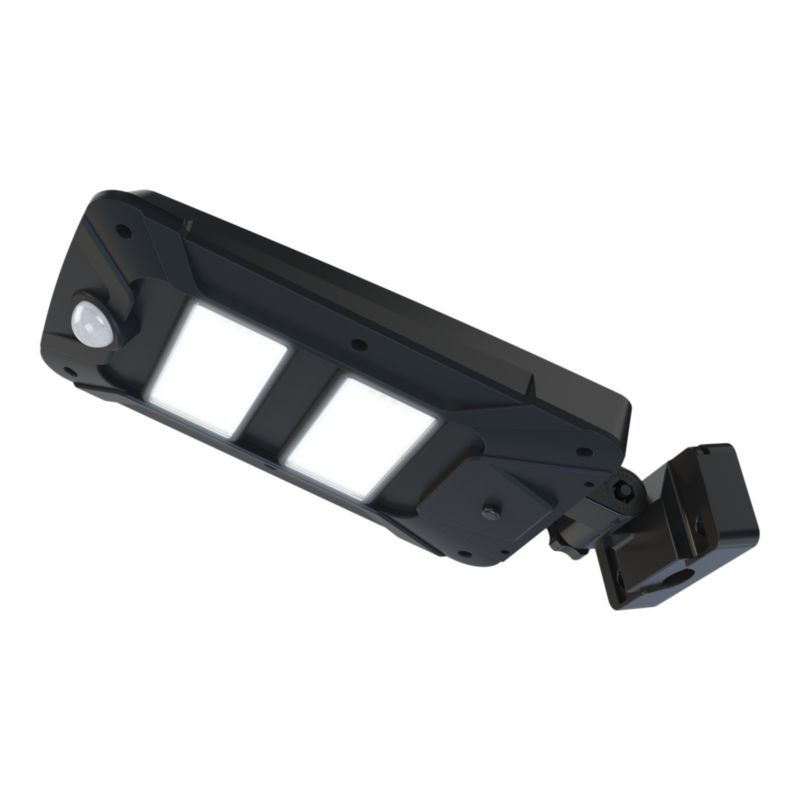 Solelampe Anaheim med Bevægelsessensor 1000 lm 4000K Sort