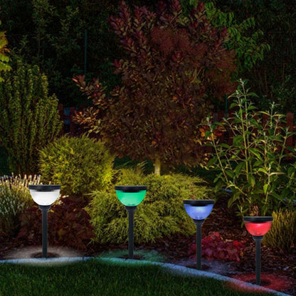 Brith RGB solcellelampe med jordspyd