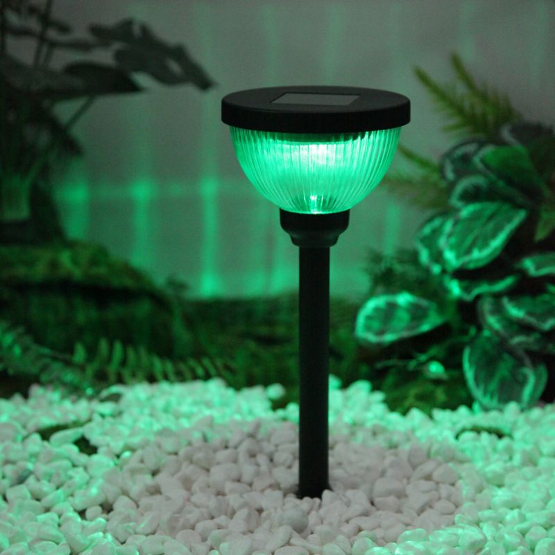 Brith RGB solcellelampe med jordspyd