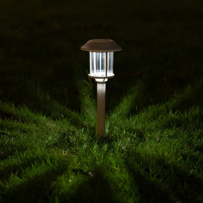 Solcellelampe med spyd Bublik i cremefarve
