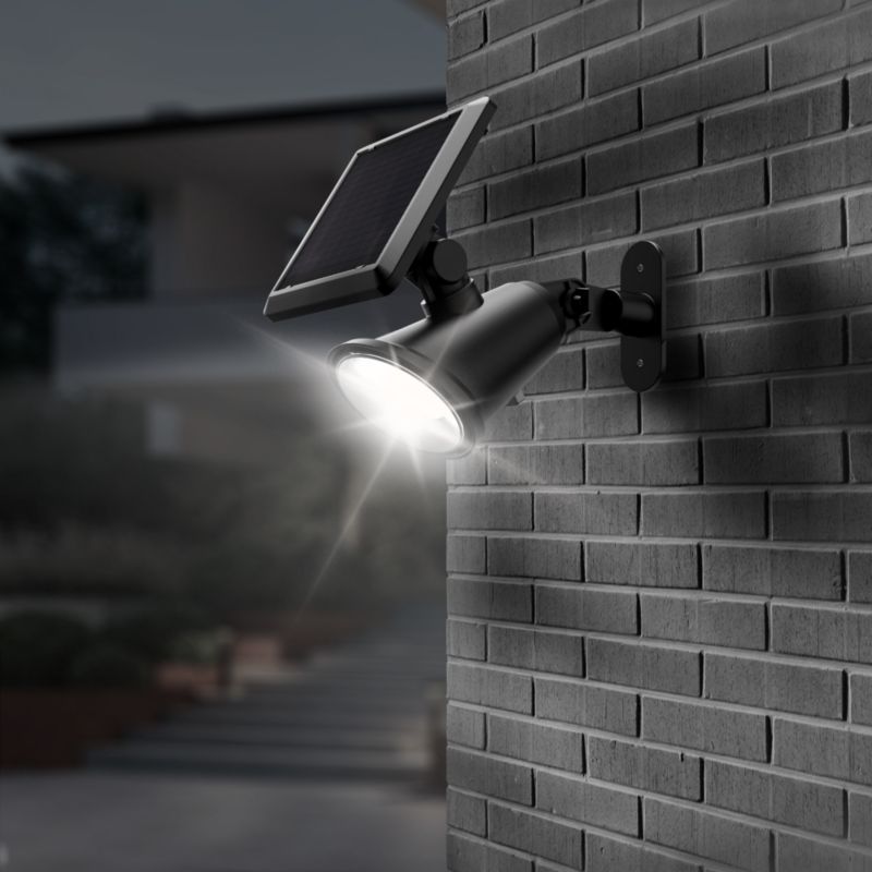 Solelampe Manly 2 i 1 Sort