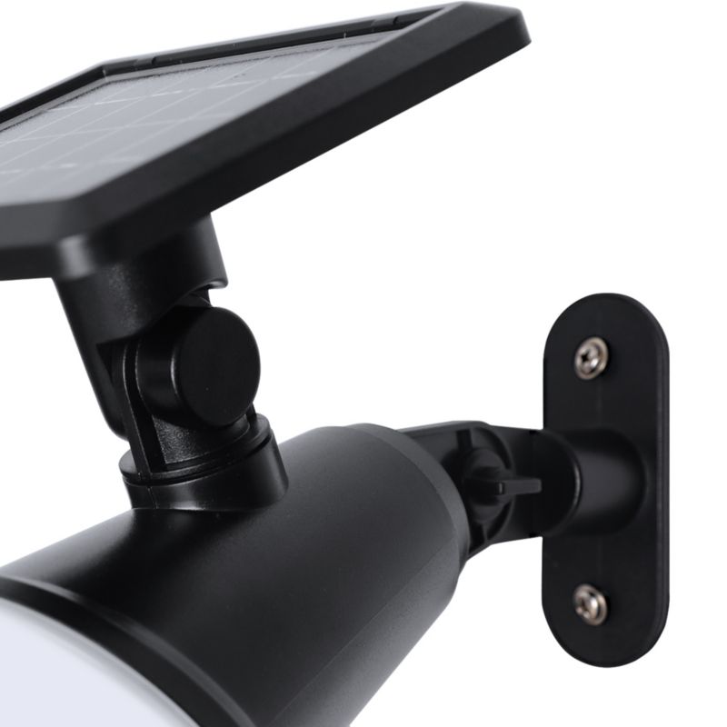 Solelampe Manly 2 i 1 Sort