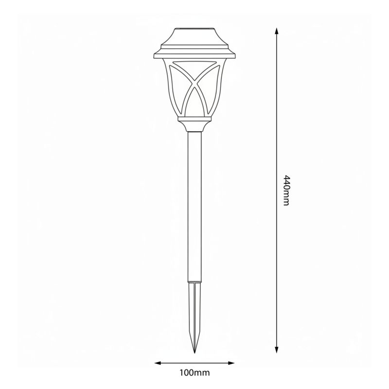 Solelampe Milagro Lawn 3000 K IP44