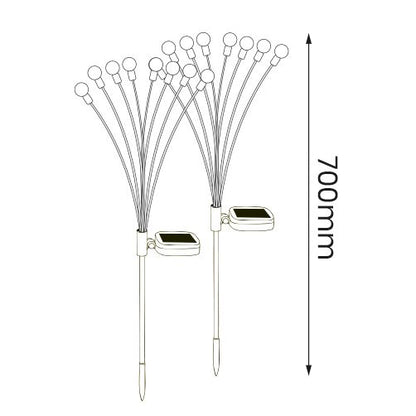 Sollampe Nedstik Milagro Multi 3000 K IP44 2 Stk.