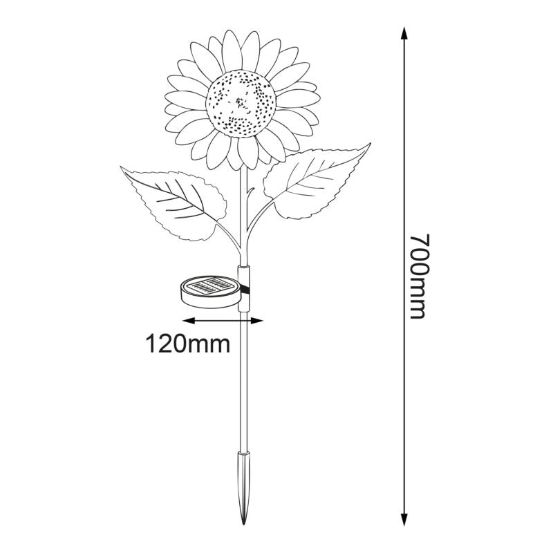 Sollampe Milagro Sunflowe 3000 K IP44