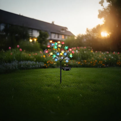 Solarlampe Milagro Tree RGBW IP44 84 cm