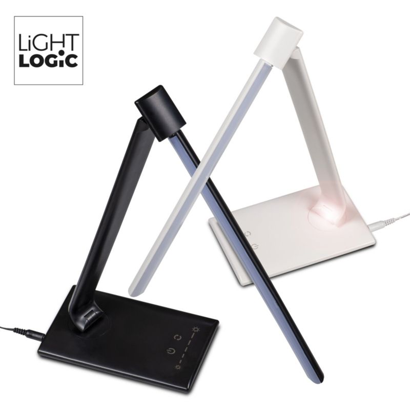 LED bordlampe LightLogic LL DESK LAMP LED 01 W 66081 hvid 1 stk.