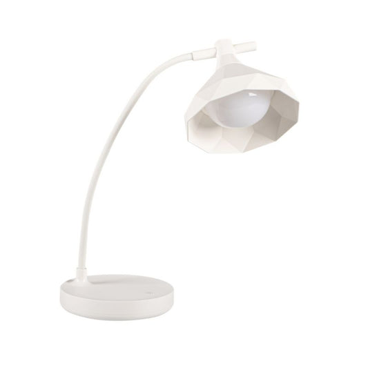 LED bordlampe LightLogic LL KITA DIM CCT W 66367 med justerbar farvetemperatur 3000/4000/6500 K til børneværelse, hvid, USB, 1 stk.