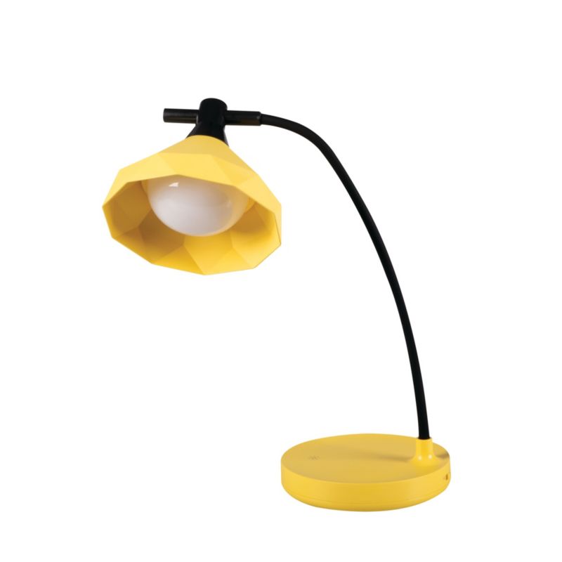 LED bordlampe LightLogic LL KITA DIM CCT YL 66366 med justerbar farvetemperatur 3000/4000/6500 K til børn gul USB 1 stk.