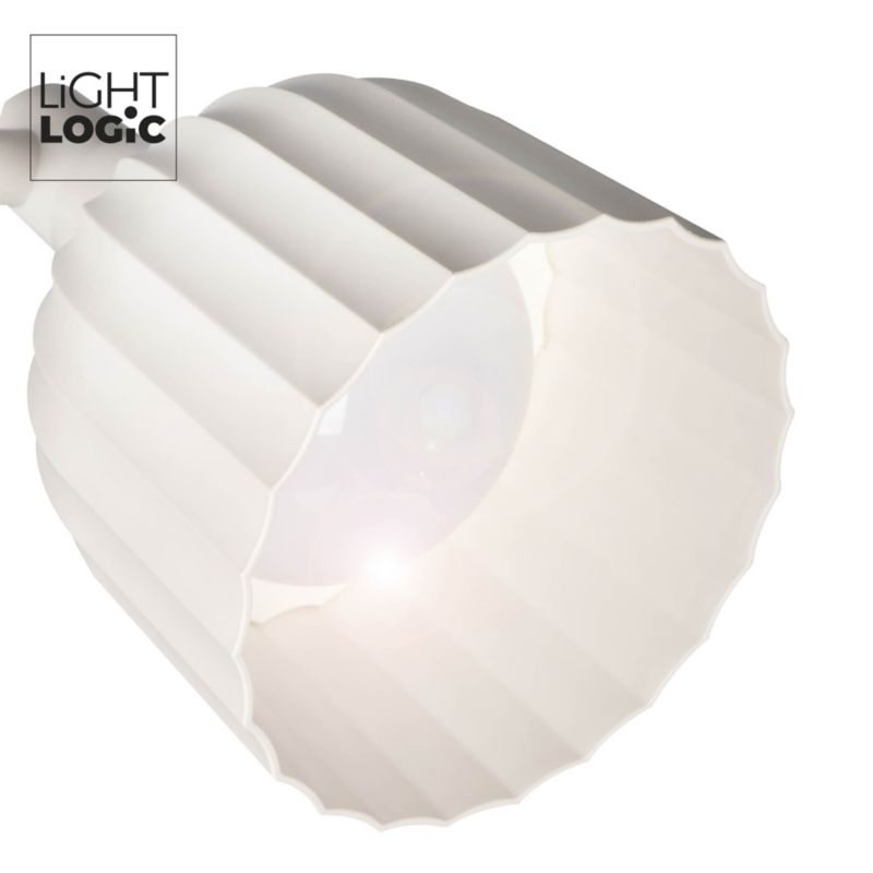 LED bordlampe LightLogic LL NICA DIM CCT W 66369 til børn hvid nat USB 1 stk.