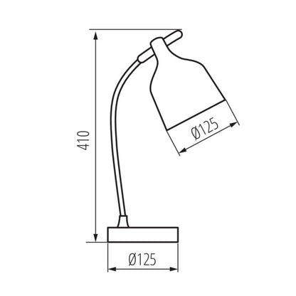 LED bordlampe LightLogic LL NICA DIM CCT YL 66371 med justerbar temperatur 3000/4000/6500 K, gul, børneværelse, natlampe, USB, 1 stk.