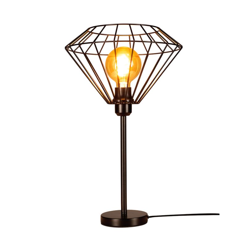 SPOT Light bordlampe 1xE27 maks. 25W elegant sort i klassisk stil, polsk producent, 1 stk.