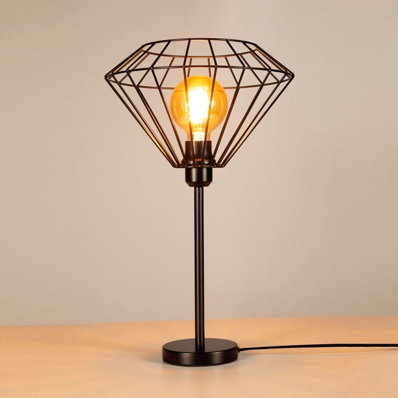 SPOT Light bordlampe 1xE27 maks. 25W elegant sort i klassisk stil, polsk producent, 1 stk.