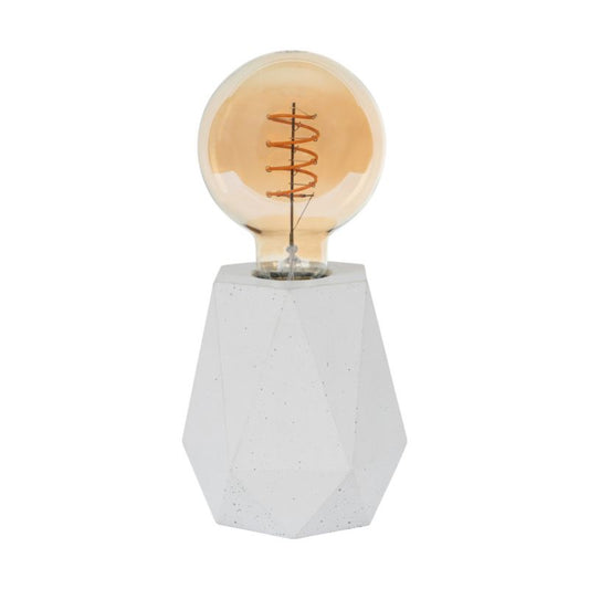 SPOT Light bordlampe 1xE27 maks. 25W elegant hvid beton, polsk producent, 1 stk.