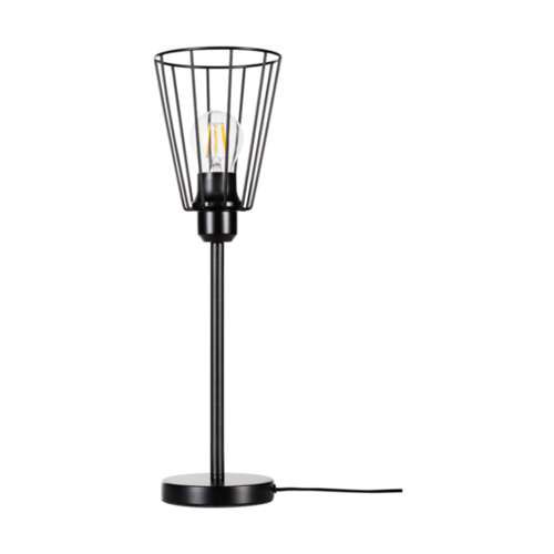 SPOT Light bordlampe 1xE27 maks. 25W i industriel sort i moderne stil, polsk producent, 1 stk.