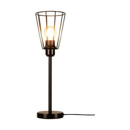 SPOT Light bordlampe 1xE27 maks. 25W i industriel sort i moderne stil, polsk producent, 1 stk.