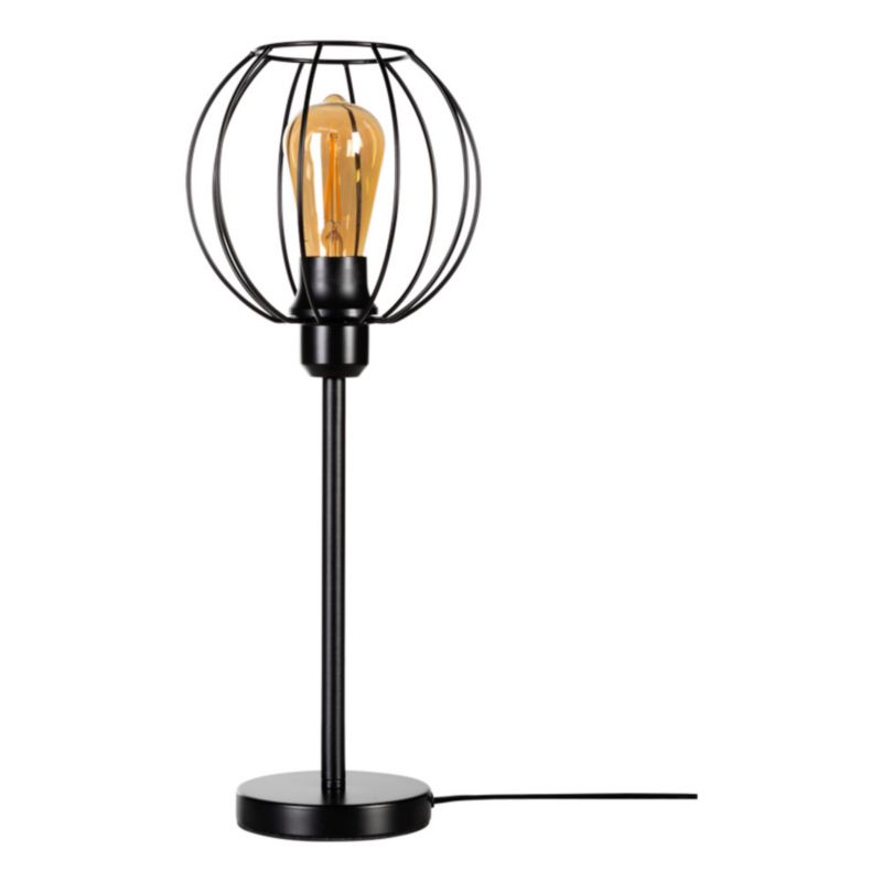 SPOT Light bordlampe 1xE27 maks. 25W klassisk komposition i elegant sort, polsk producent, 1 stk.