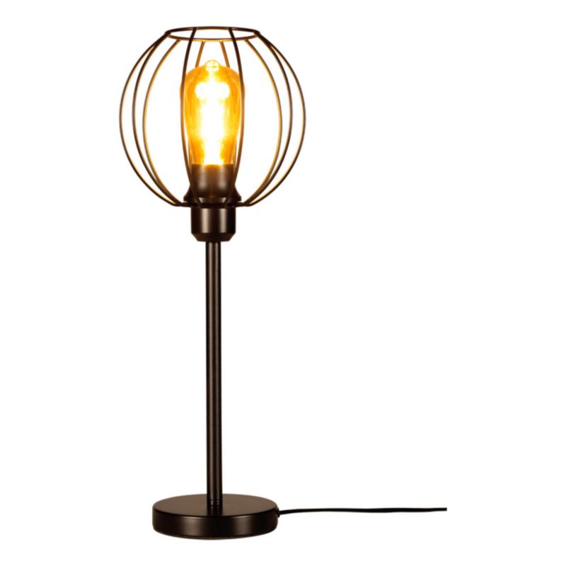 SPOT Light bordlampe 1xE27 maks. 25W klassisk komposition i elegant sort, polsk producent, 1 stk.