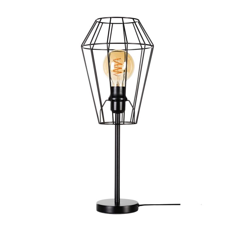 SPOT Light bordlampe 1xE27 maks. 25W i subtil mat-sort finish, moderne design, polsk producent, 1 stk.
