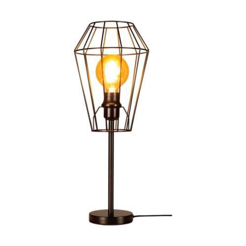 SPOT Light bordlampe 1xE27 maks. 25W i subtil mat-sort finish, moderne design, polsk producent, 1 stk.