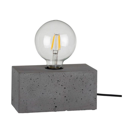 SPOT Light bordlampe 1xE27 maks. 25W grå beton, polsk producent, 1 stk.