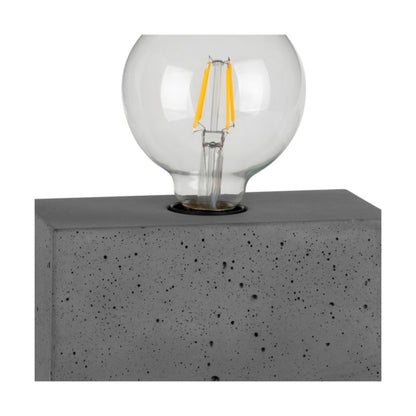SPOT Light bordlampe 1xE27 maks. 25W grå beton, polsk producent, 1 stk.