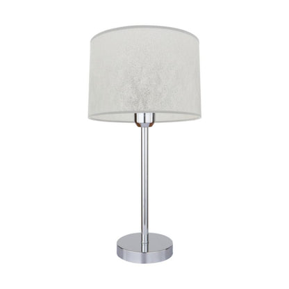 SPOT Light bordlampe 1xE27 maks. 40W med krommet fod og sølvfarvet lampeskærm, polsk producent, 1 stk.
