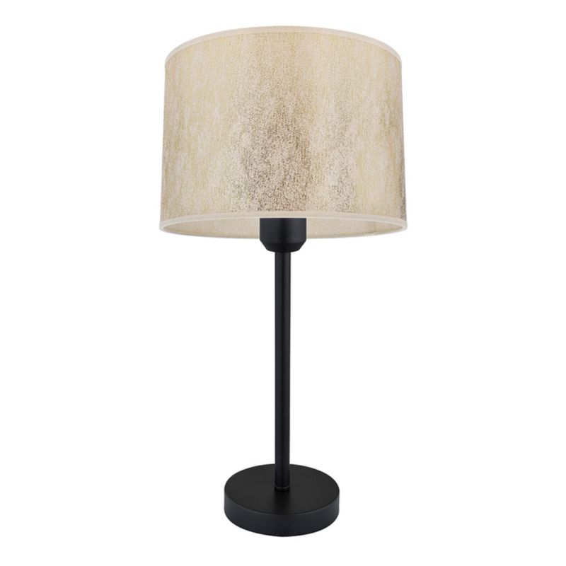 SPOT Light bordlampe 1xE27 maks. 40W sort fod med gylden lampeskærm, polsk producent, 1 stk.