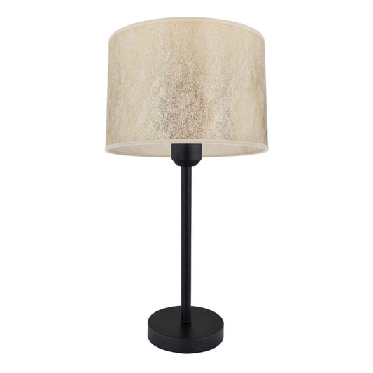 SPOT Light bordlampe 1xE27 maks. 40W sort fod med gylden lampeskærm, polsk producent, 1 stk.
