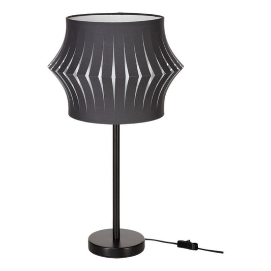 Bordlampe SPOT Light 1xE27 Max. 40W Elegant sort fod kombineret med moderne sort skærm, 1 stk.