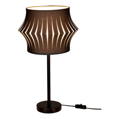 Bordlampe SPOT Light 1xE27 Max. 40W Elegant sort fod kombineret med moderne sort skærm, 1 stk.