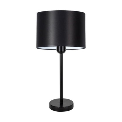 Spot Light bordlampe 1xE27 maks. 40W – elegant sort base med sort lampeskærm, polsk producent, 1 stk.