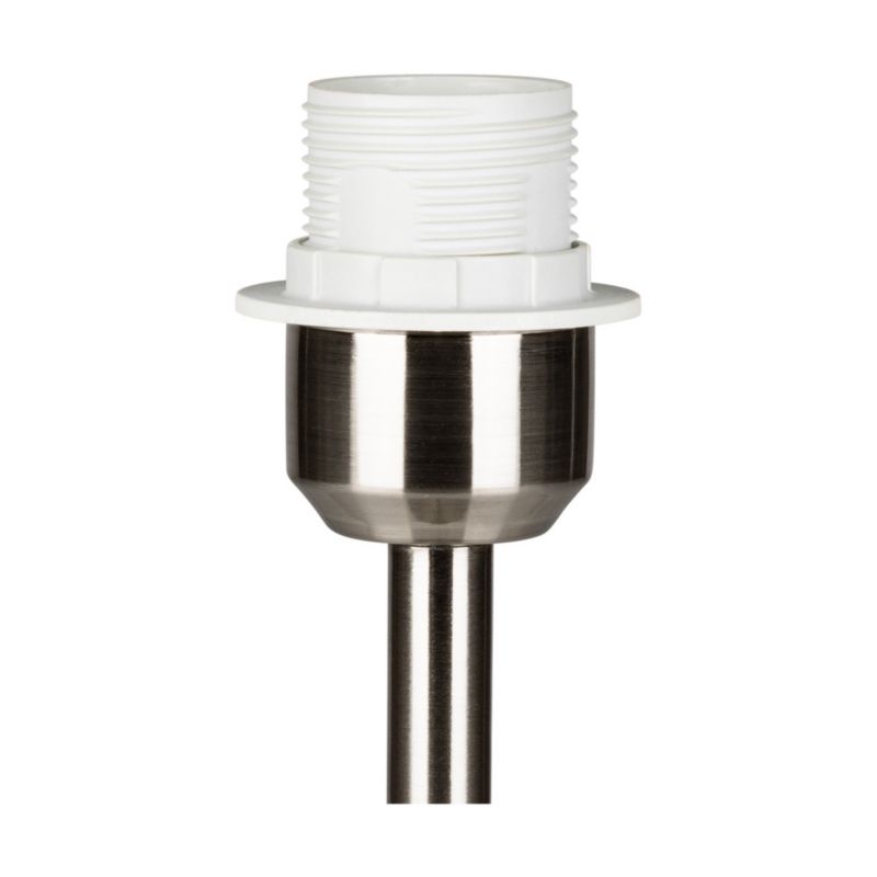 Bordlampe SPOT Light 1xE27 Max.40W Elegant satin med kremfarvet stofskærm, polsk producent, 1 stk.