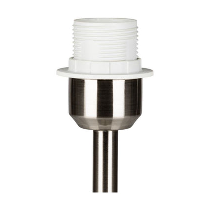 Bordlampe SPOT Light 1xE27 Max.40W Elegant satin med kremfarvet stofskærm, polsk producent, 1 stk.