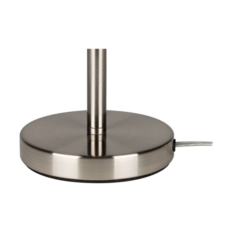 Bordlampe SPOT Light 1xE27 Max.40W Elegant satin med kremfarvet stofskærm, polsk producent, 1 stk.