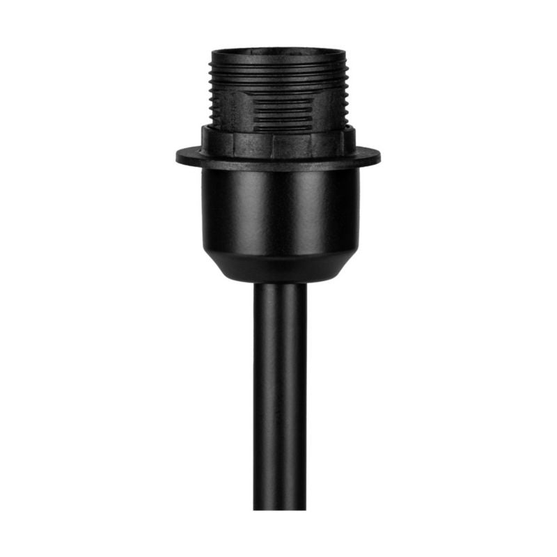 SPOT Light bordlampe 1xE27 max. 40W elegant kombination af sort og beige-sort hør, polsk producent, 1 stk.